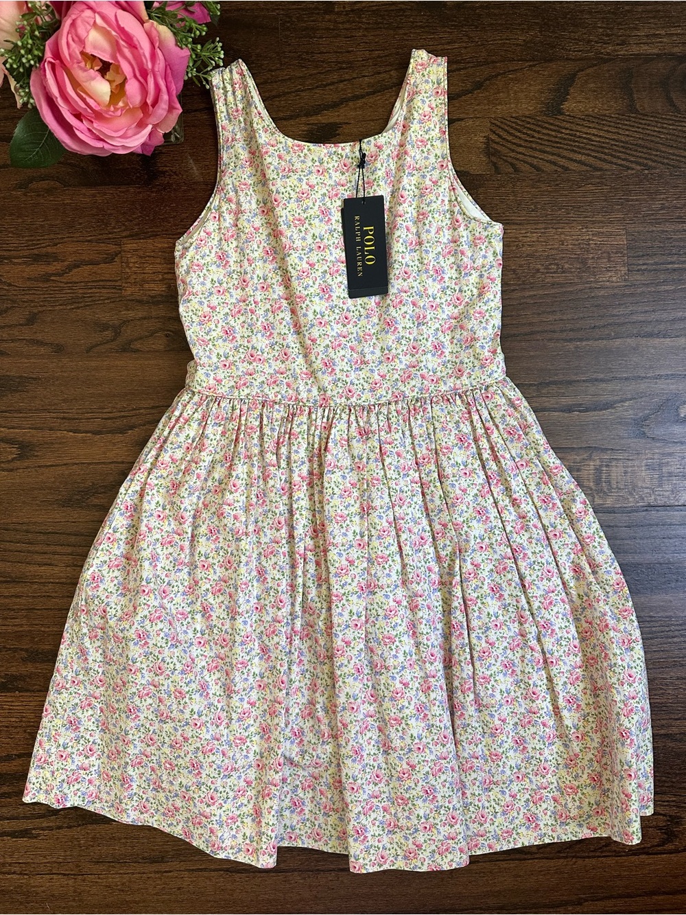 NWT Polo Ralph Lauren floral dress, size 12